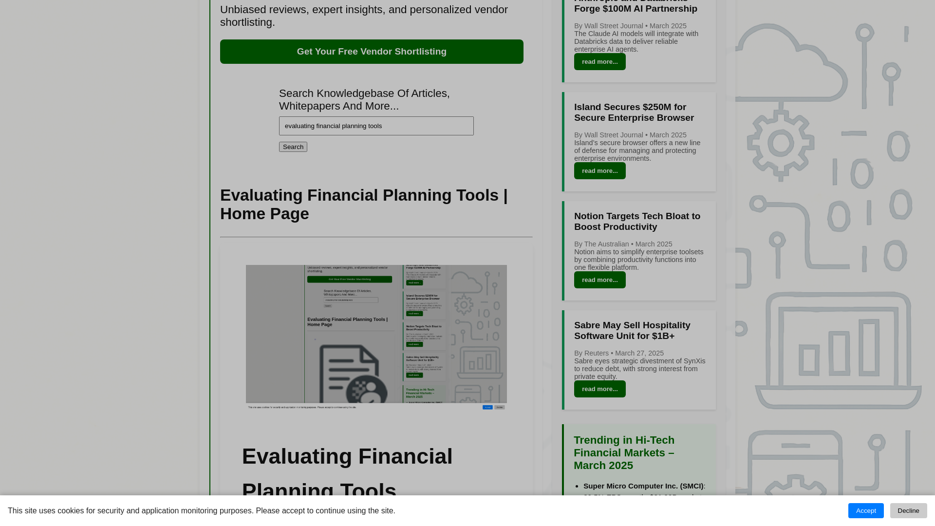 Image 9 for enterprise software evaluation