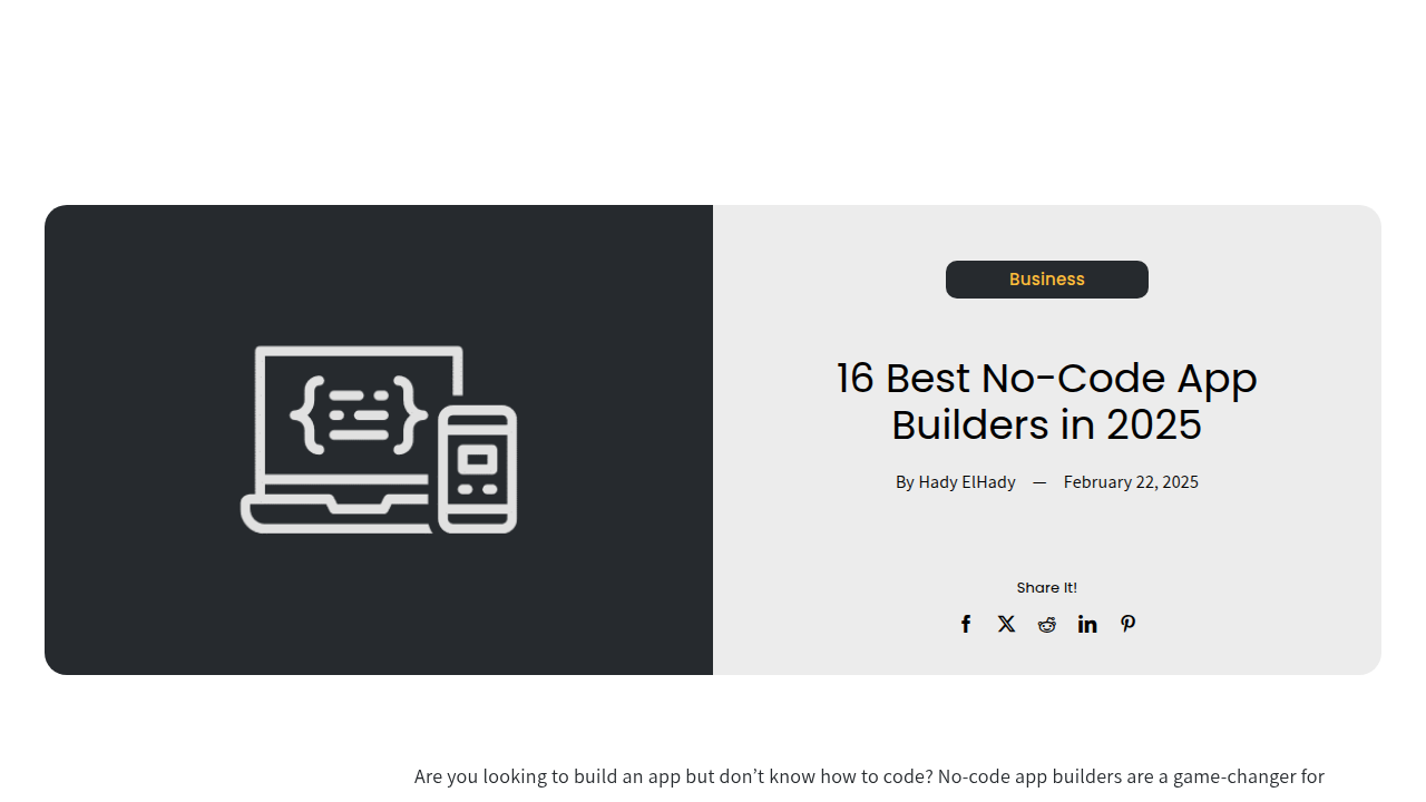 16 Best No-Code App Builders in 2025 - 10XSheets