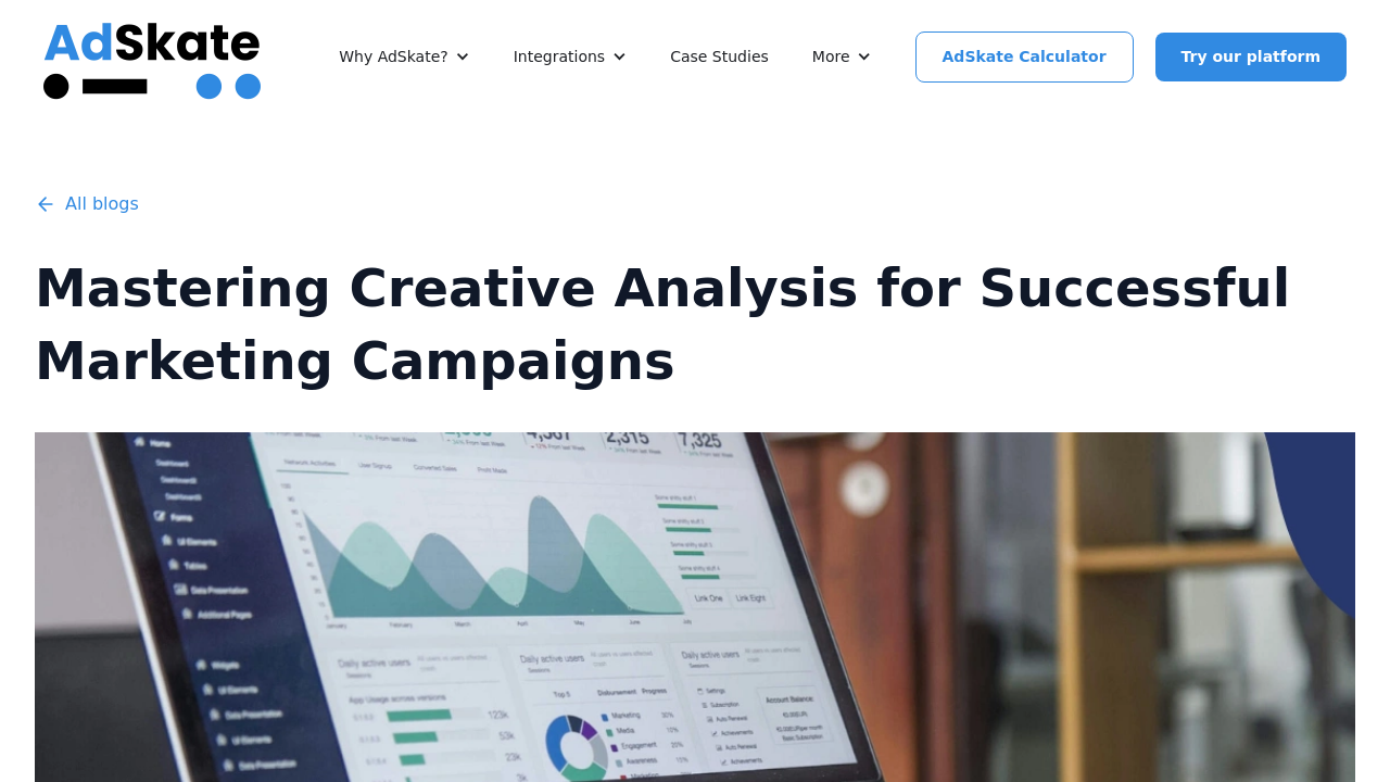 Mastering Creative Analysis for Successful Marketing Campaigns