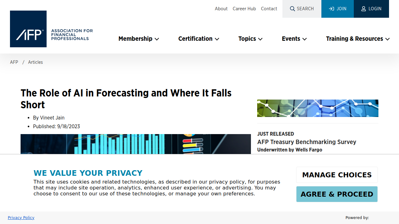 The Role of AI in Forecasting and Where It Falls Short