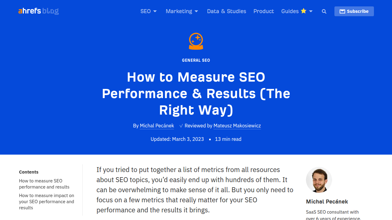 How to Measure SEO Performance & Results (The Right Way)