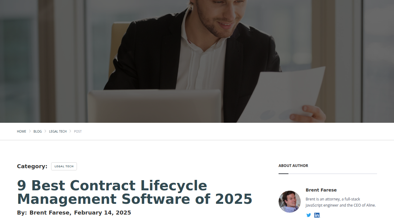 9 Best Contract Lifecycle Management Software of 2025