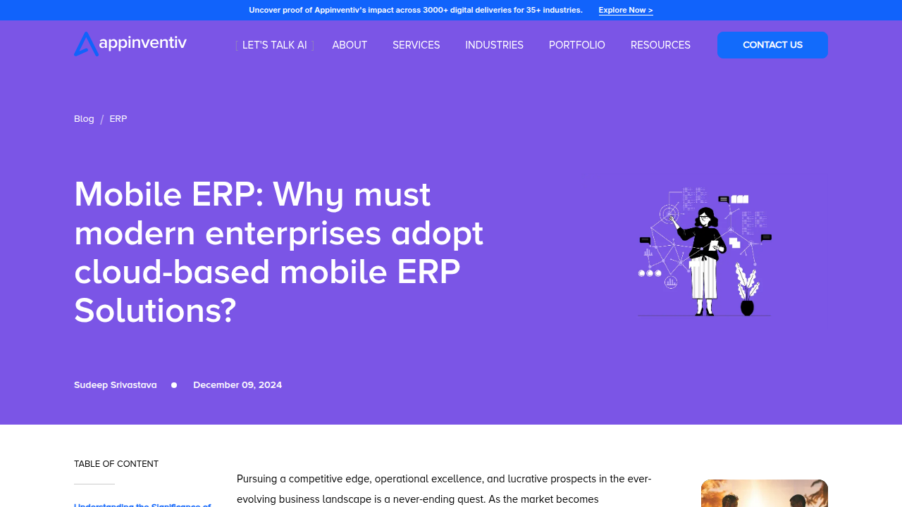 A detailed guide to custom mobile ERP solution development