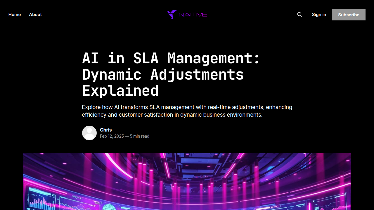 AI in SLA Management: Dynamic Adjustments Explained