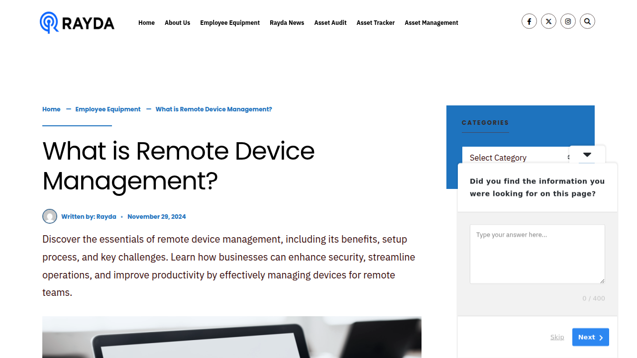 What is Remote Device Management? - Rayda