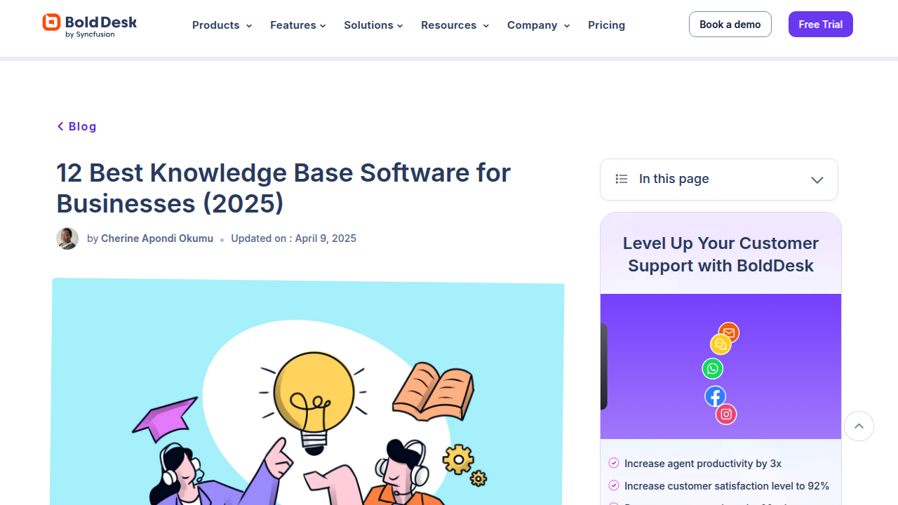 12 Best Knowledge Base Software for Businesses (2025)