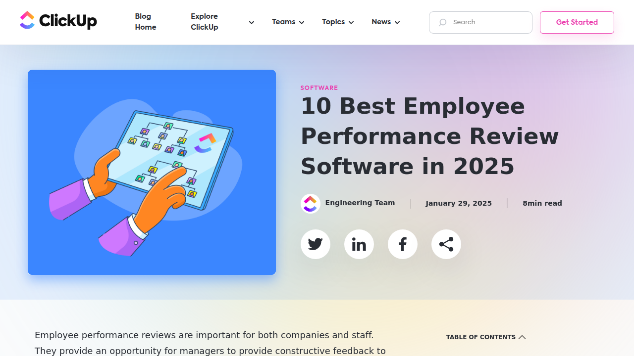 10 Best Employee Performance Review Software in 2025 - ClickUp