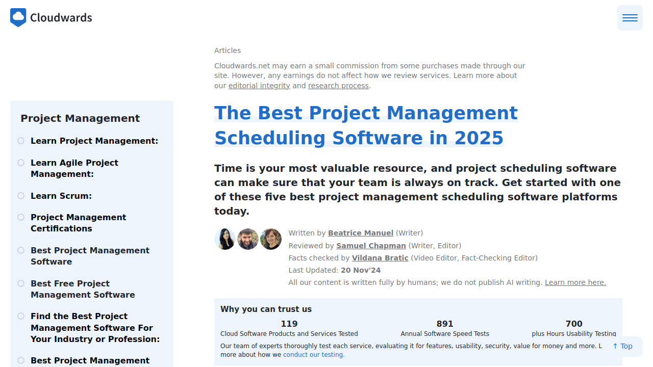 Best Project Management Scheduling Software 2025 …