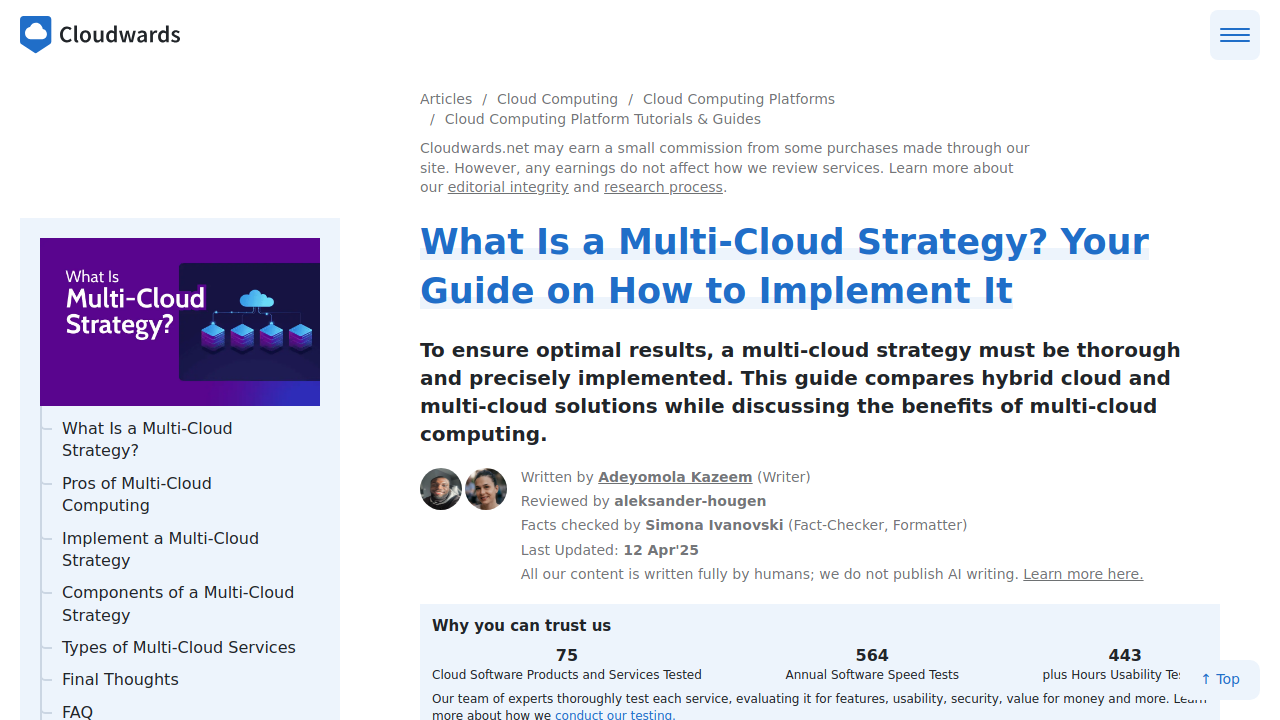 What Is a Multi-Cloud Strategy & How to Implement It in 2025
