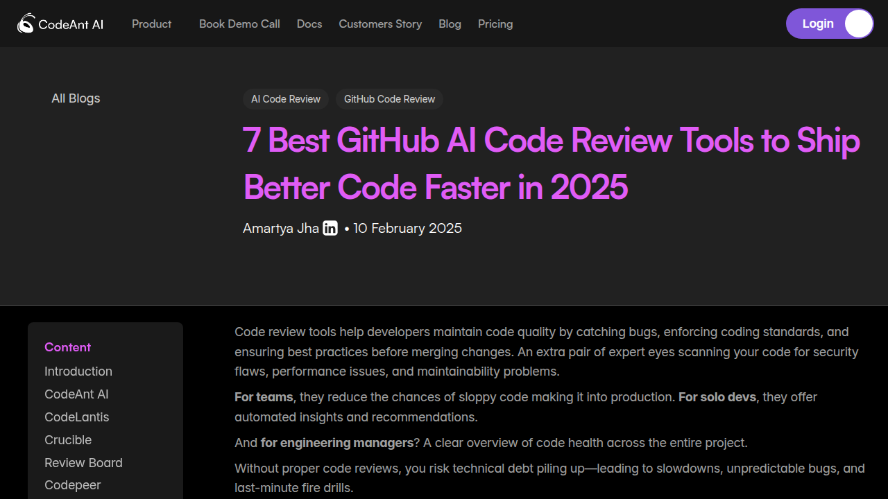 7 Best GitHub AI Code Review Tools to Ship Better …