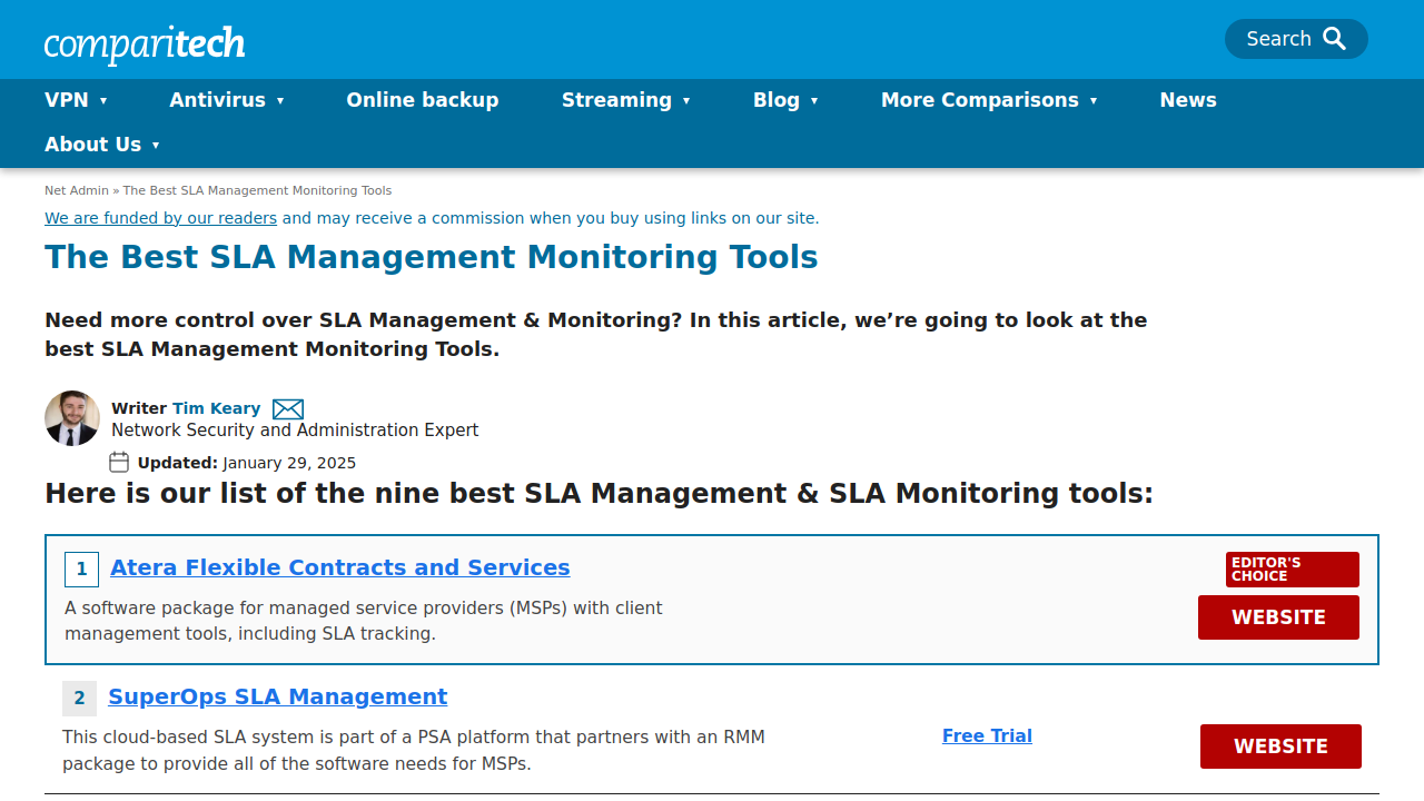 9 Best SLA Management Monitoring Tools for 2025 (Paid & Free)