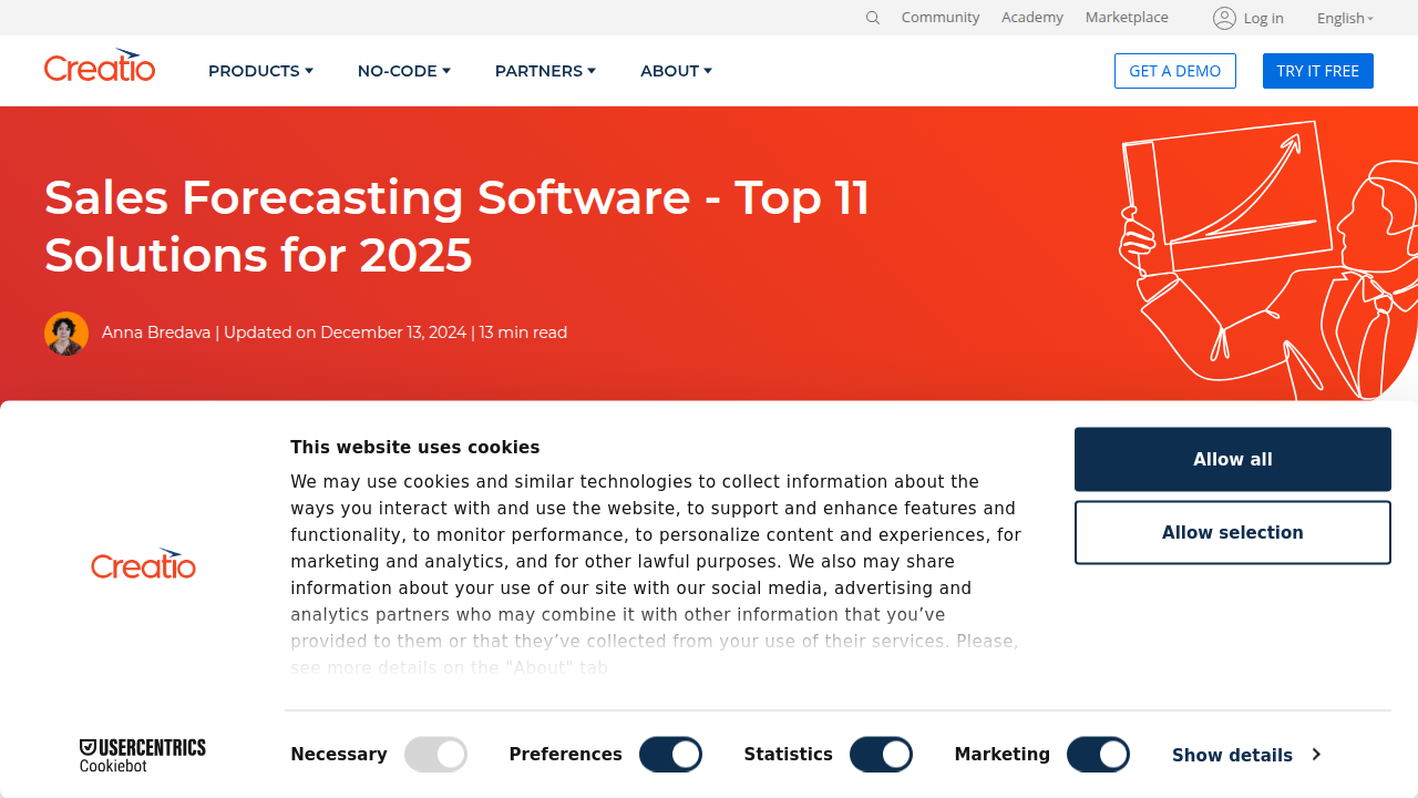 11 Best Sales Forecasting Software for 2025 | Creatio