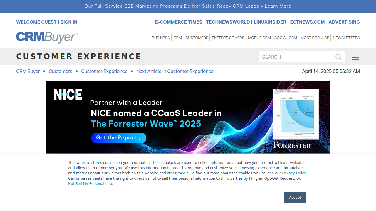 CX Now a Strategic Investment With AI, Real-Time …