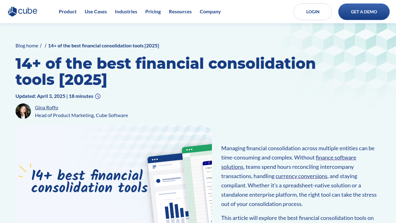 14+ of the best financial consolidation tools [2025]