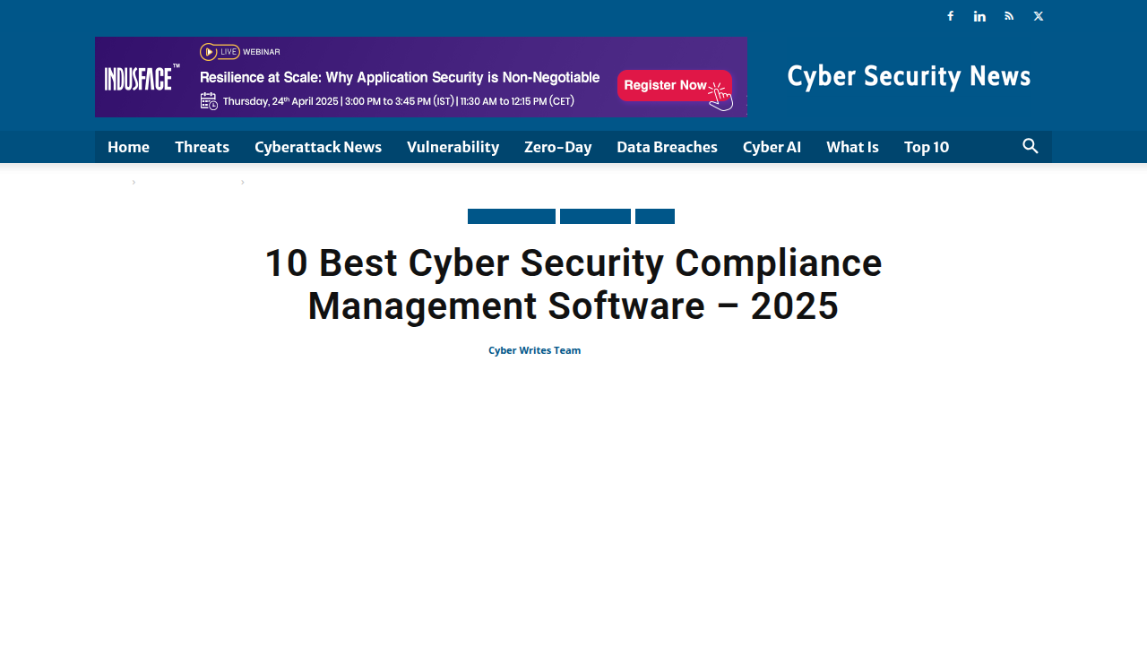 10 Best Compliance Management Software & Tools - 2025