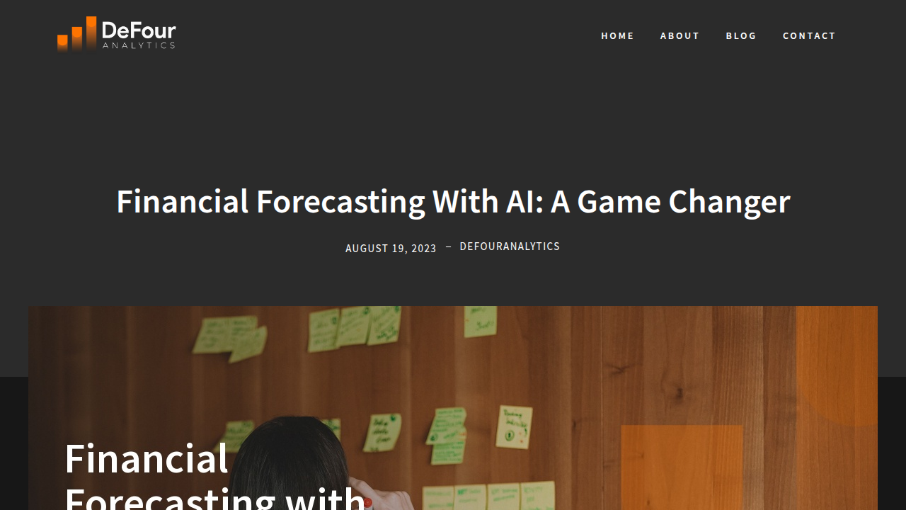 Financial Forecasting with AI: A Game Changer - DeFour …