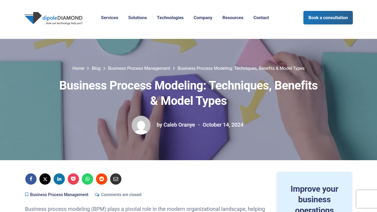 Business Process Modeling: Techniques, Benefits & Model Types