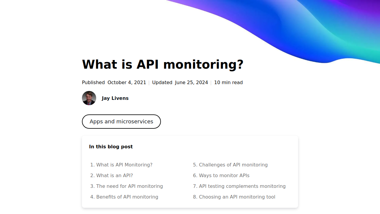 What is API monitoring? - Dynatrace news