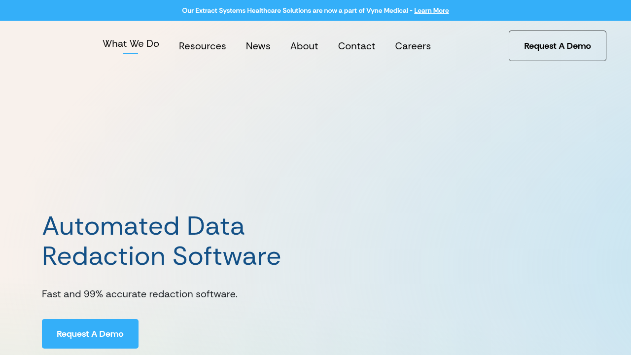 Redaction Software - Extract Systems