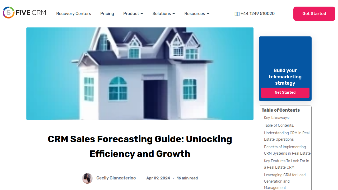 CRM Sales Forecasting Guide: Unlocking Efficiency and Growth