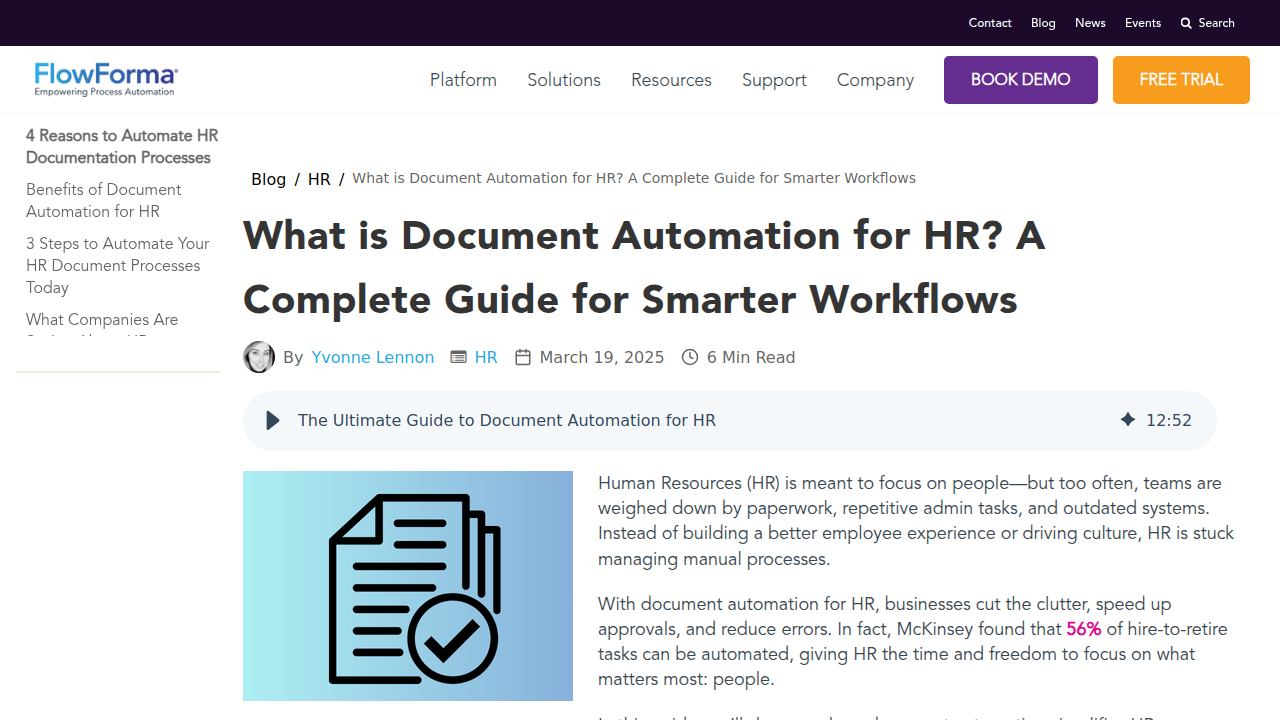 The Ultimate Guide to Document Automation for HR