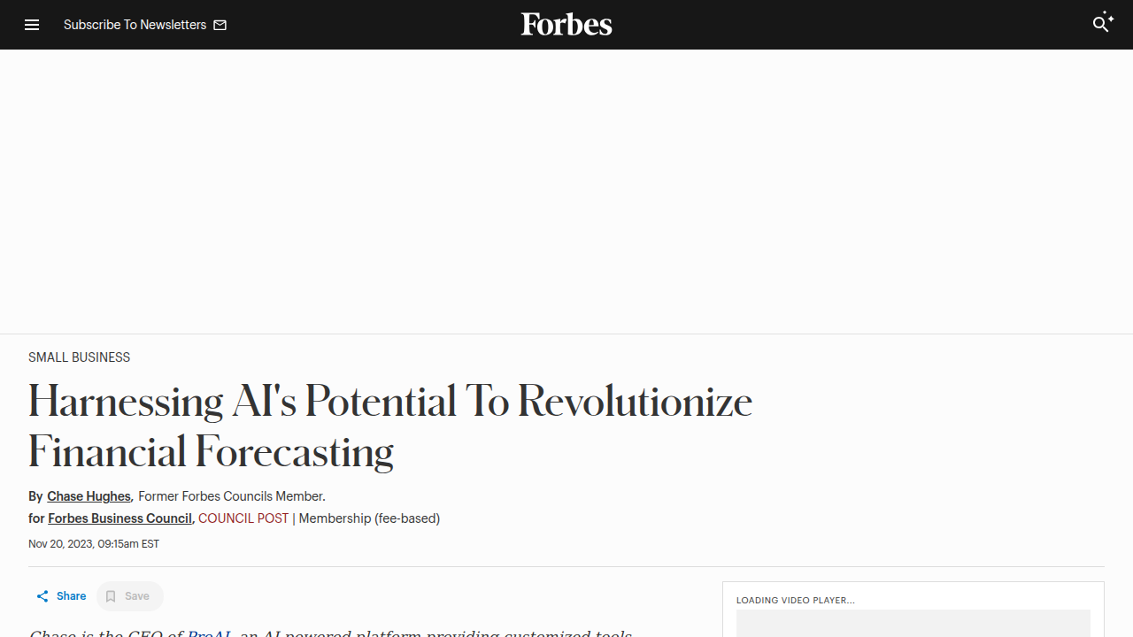 Harnessing AI's Potential To Revolutionize Financial …