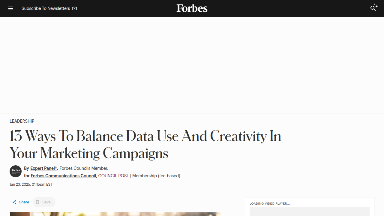 13 Ways To Balance Data Use And Creativity In Your …