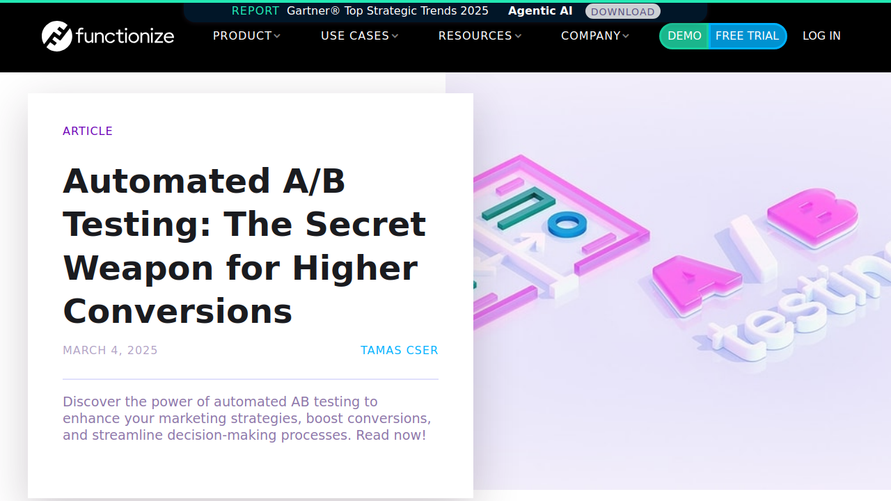 Automated A/B Testing: The Secret Weapon for Higher Conversions