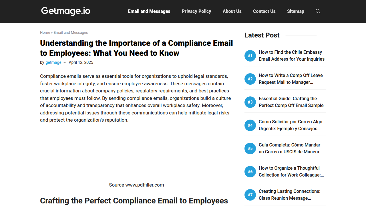 Crafting the Perfect Compliance Email to Employees