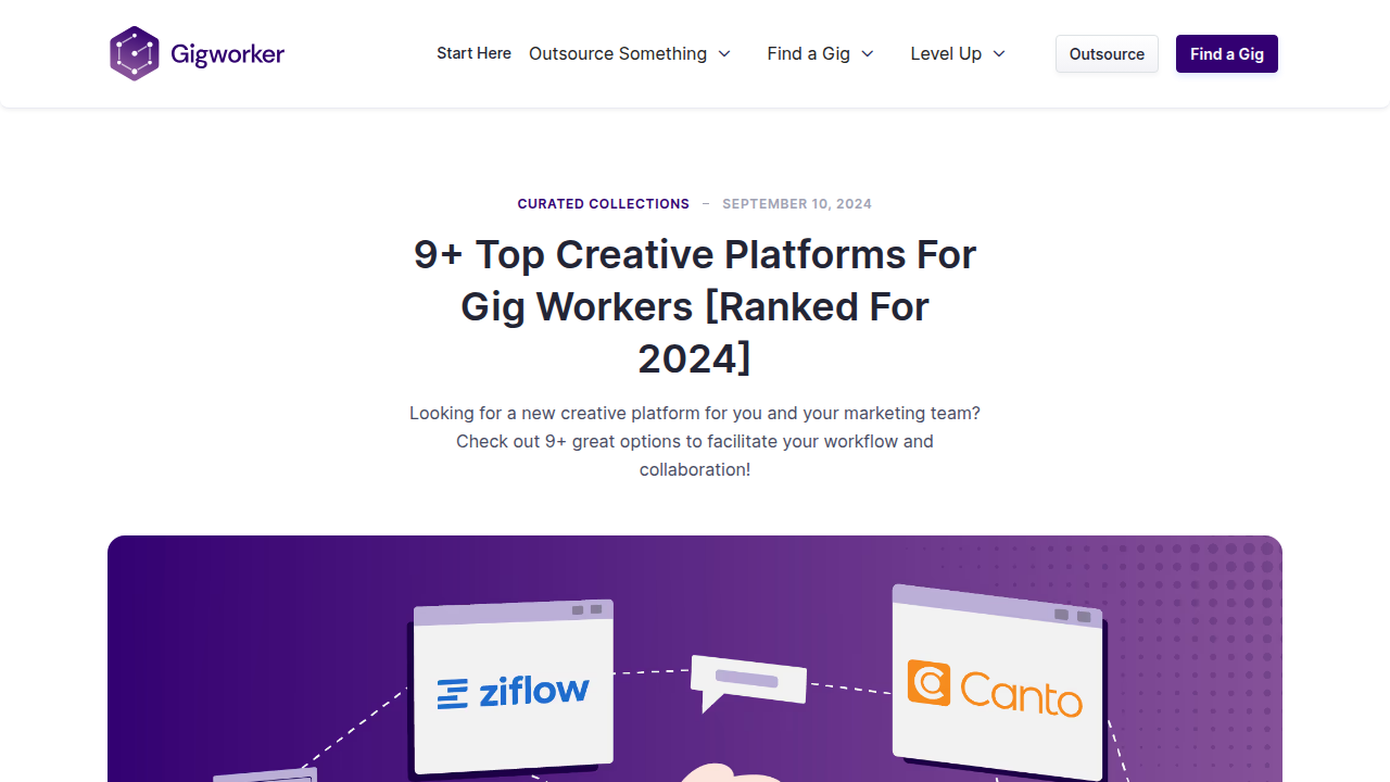 9+ Top Creative Platforms For Gig Workers [Ranked]