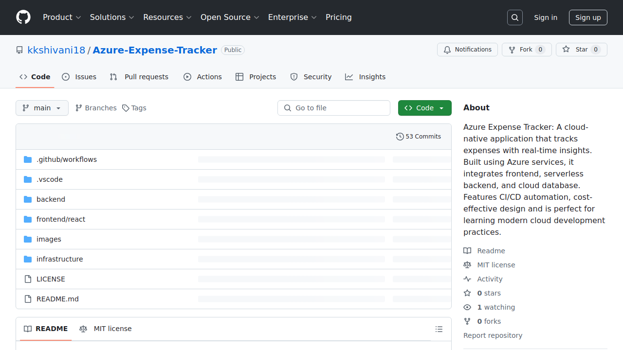 GitHub - kkshivani18/Azure-Expense-Tracker: Azure Expense …