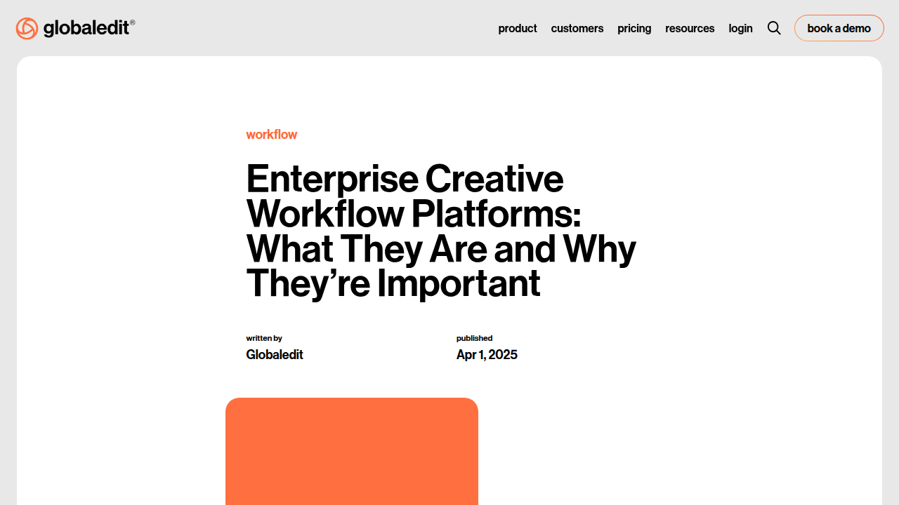Enterprise Creative Workflow Platforms: What They Are and Why …
