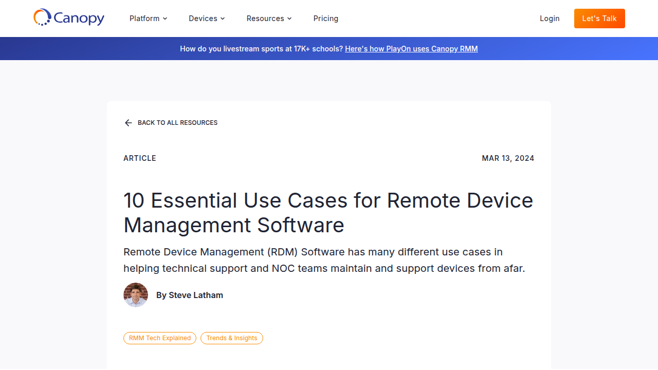 10 Essential Use Cases for Remote Device Management Software