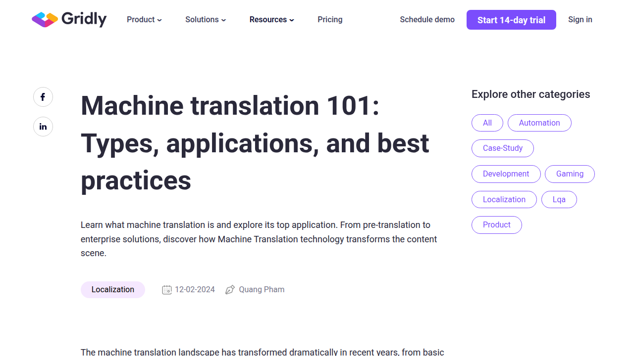 Machine translation 101: Types, applications, and best …