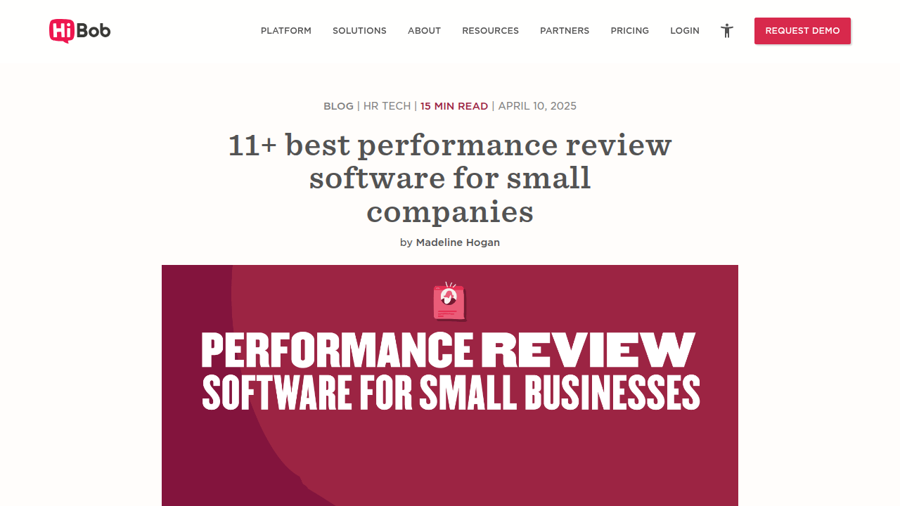 11+ best performance review software for small …