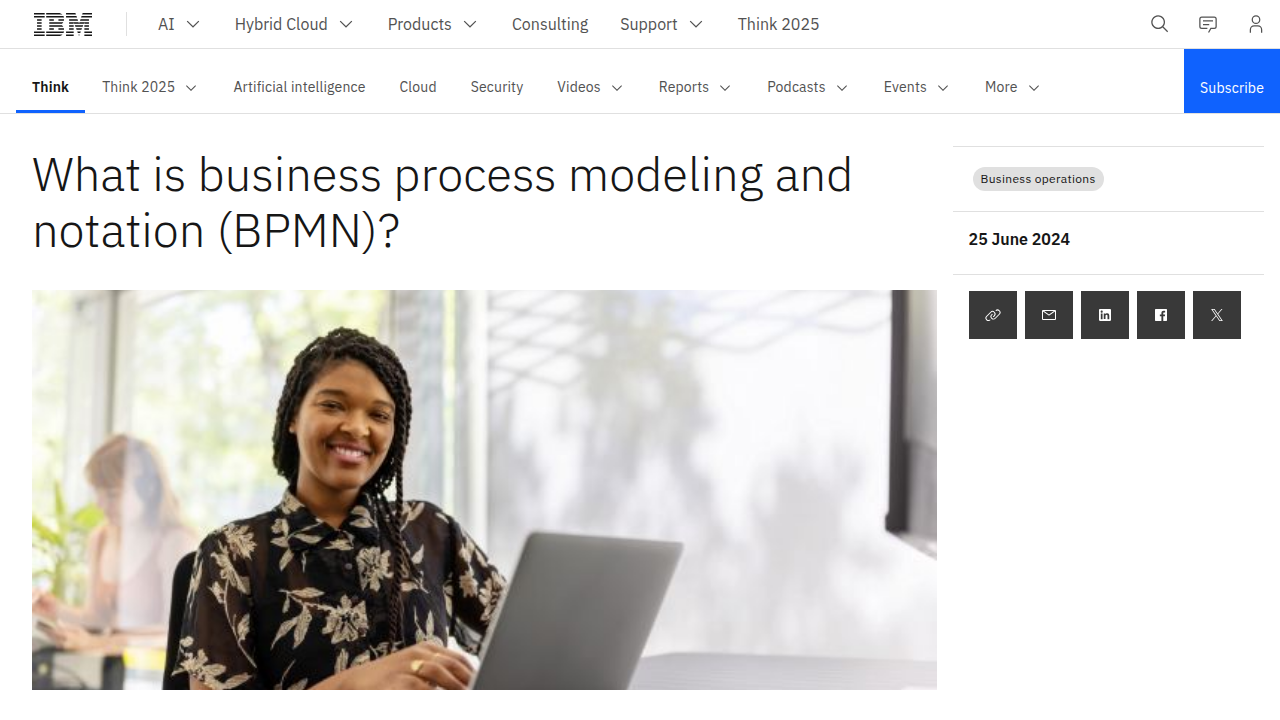 What is business process modeling and notation (BPMN)? - IBM