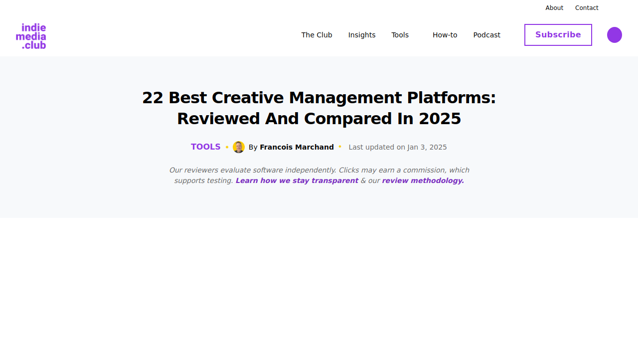 22 Best Creative Management Platforms: Reviewed And …