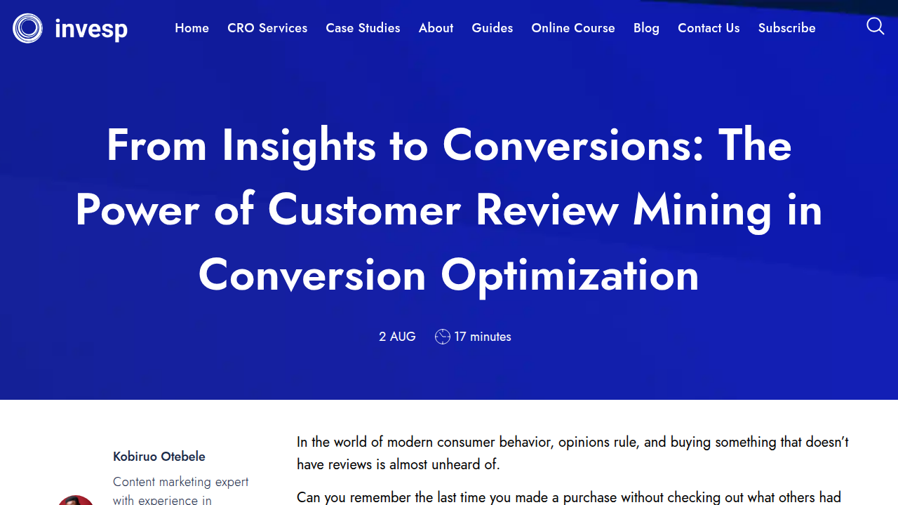From Insights to Conversions: The Power of Customer Review …