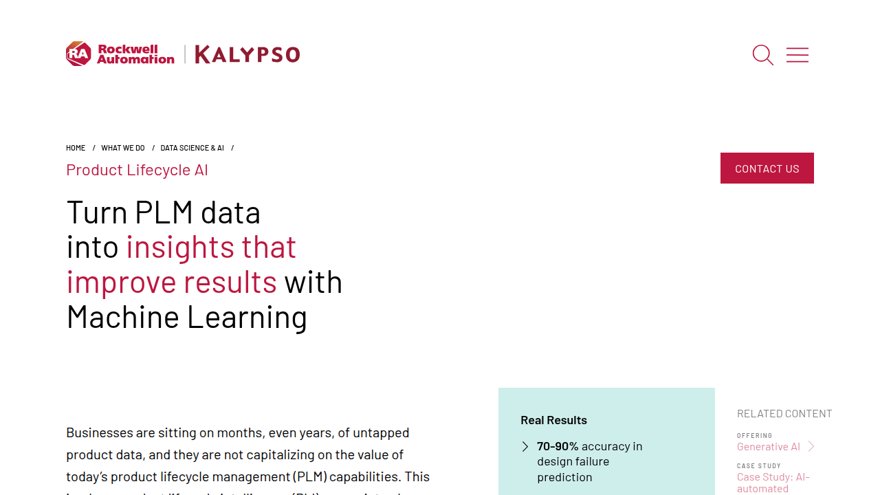 Product Lifecycle AI | Kalypso