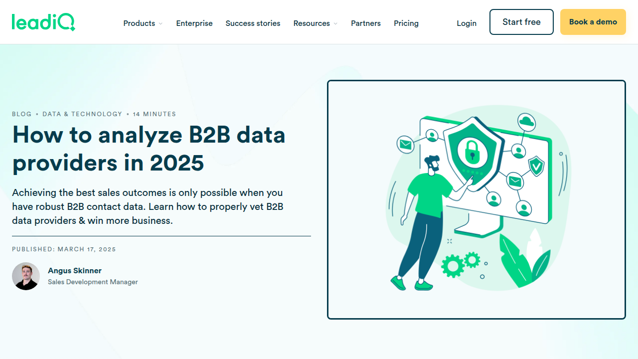 How to analyze B2B data providers in 2025 - leadiq.com