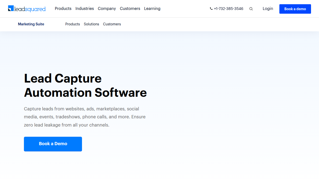 Lead Capture Automation Software - LeadSquared