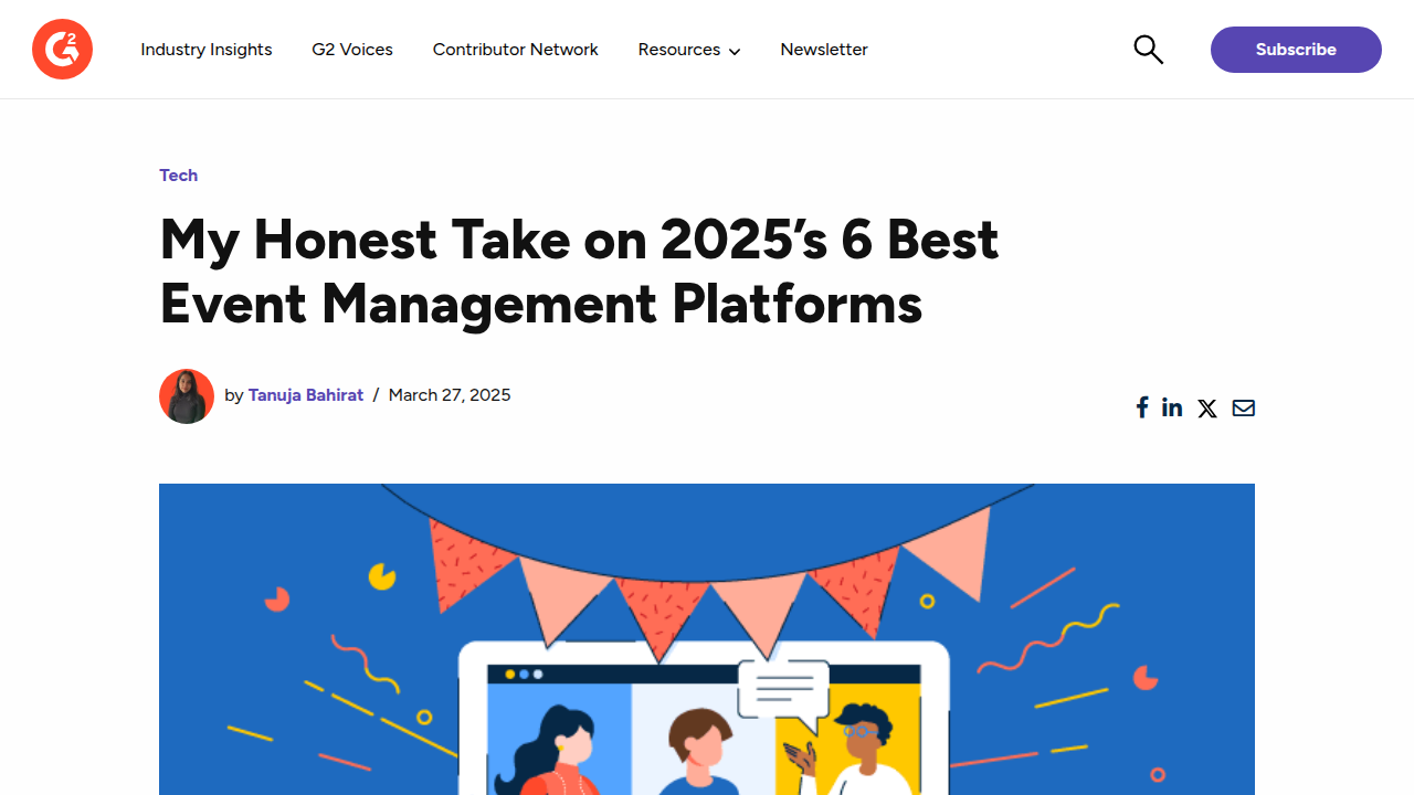 My Honest Take on 2025’s 6 Best Event Management …