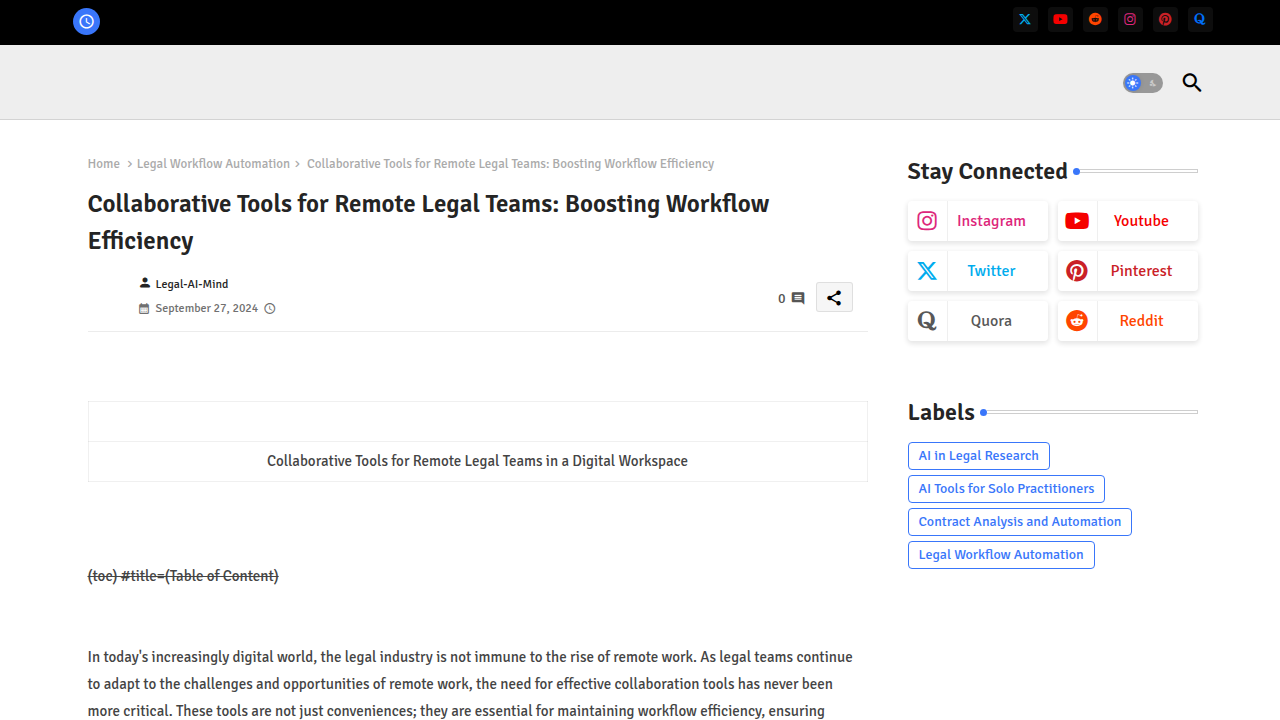 Collaborative Tools for Remote Legal Teams: Boosting Workflow …