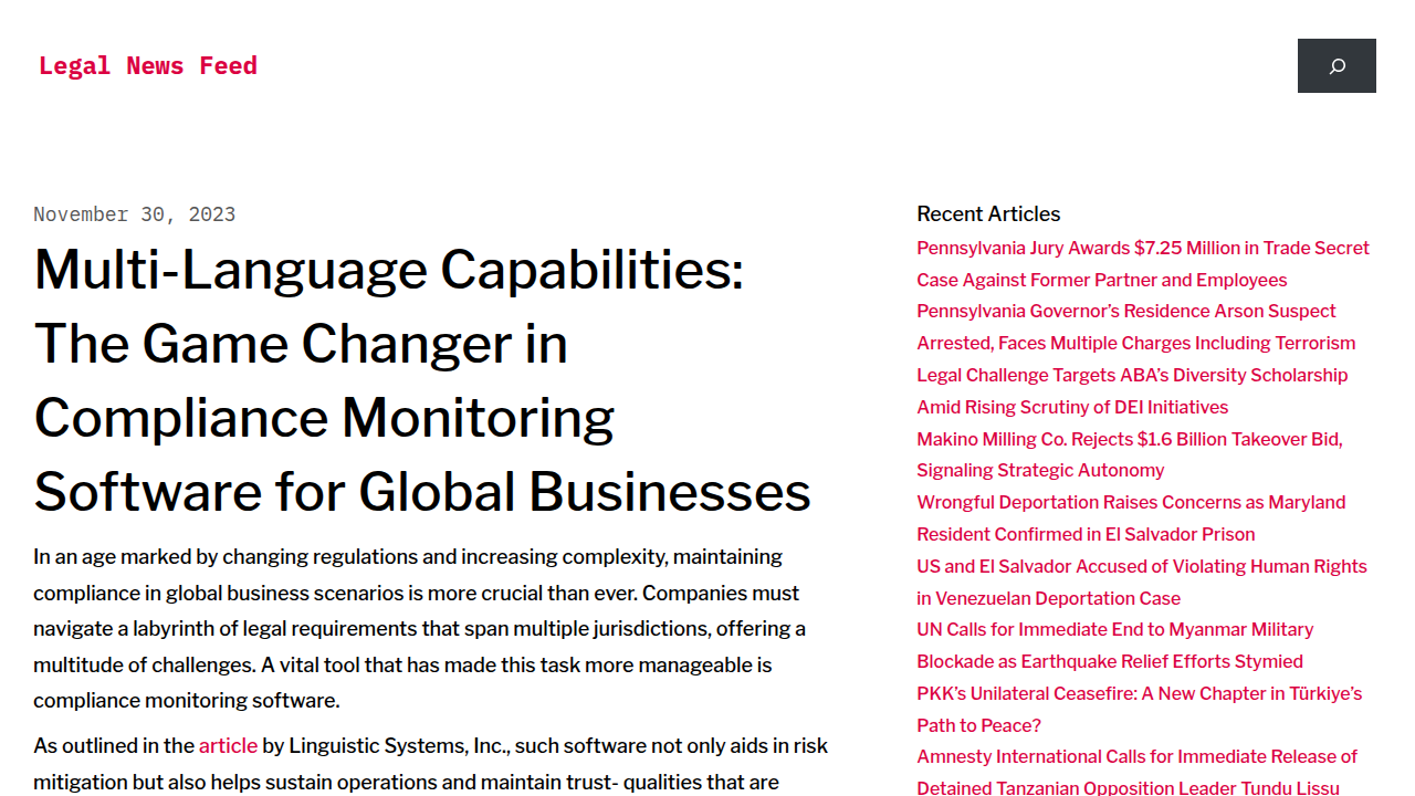 Multi-Language Capabilities: The Game Changer in Compliance …