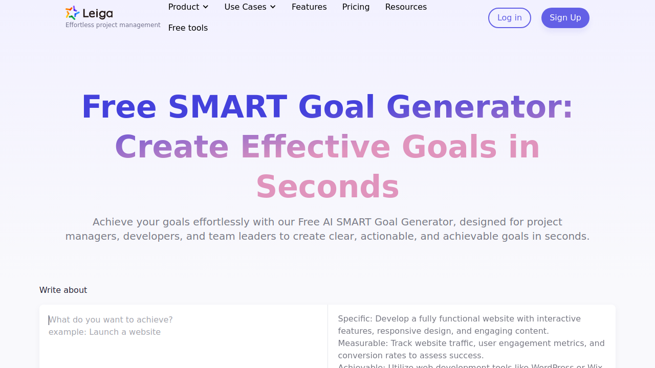 Free SMART Goal Generator: Create Effective Goals …
