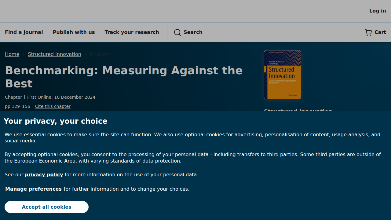 Benchmarking: Measuring Against the Best | SpringerLink