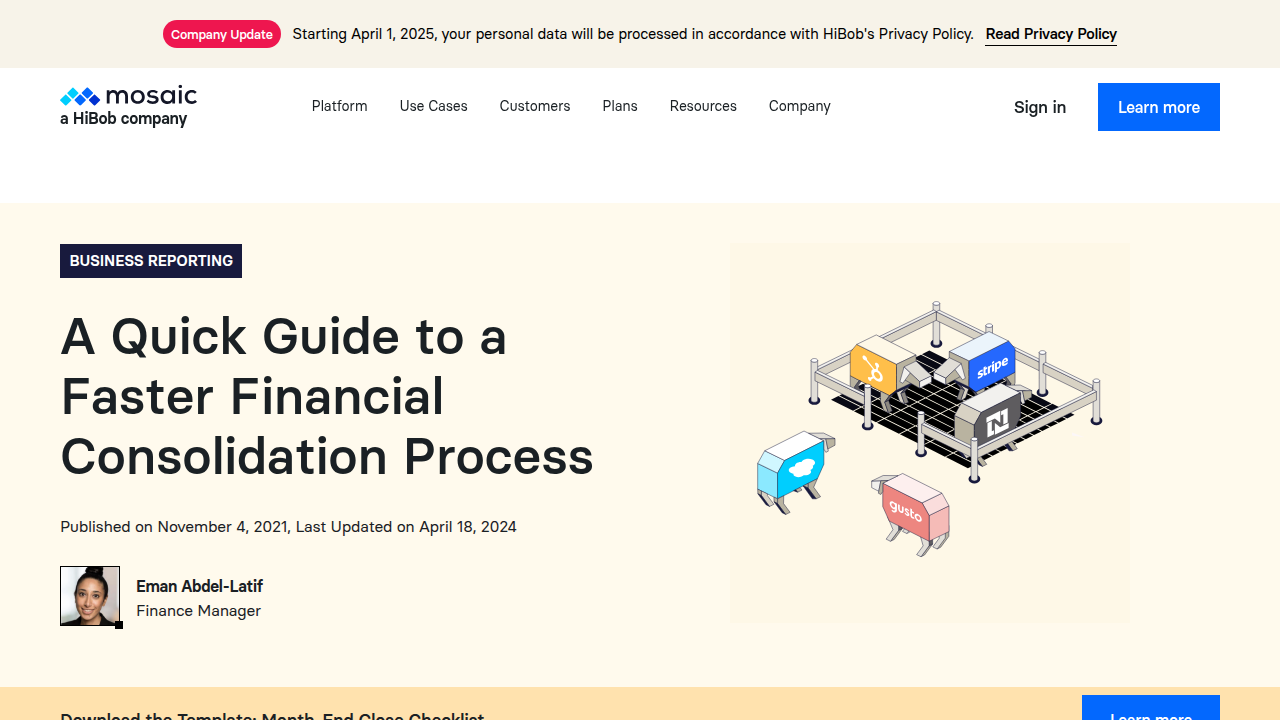 What Is Financial Consolidation? A Quick Guide - Mosaic