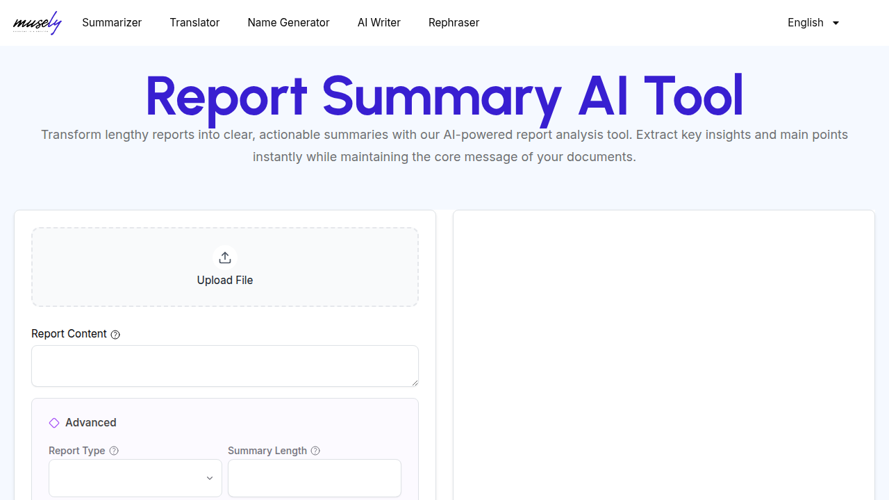 AI Report Summary Tool | Create Quick Executive Summaries
