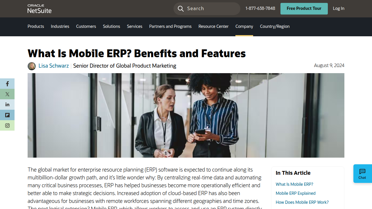 What Is Mobile ERP? Benefits and Features - NetSuite