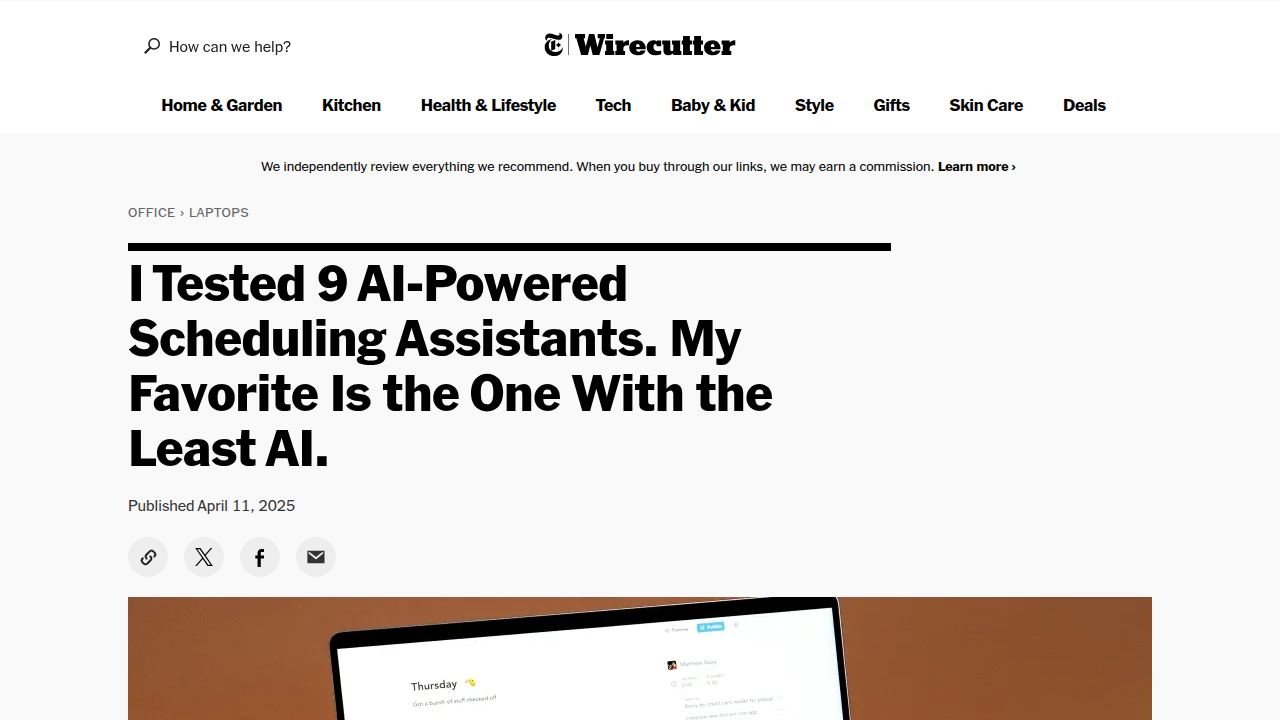 I Tested 9 AI-Powered Scheduling Assistants. My …